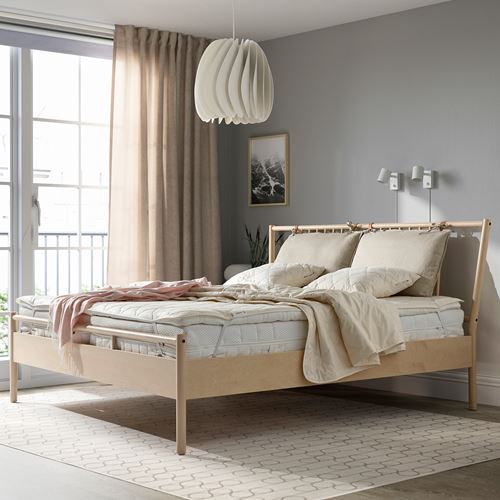 IKEA - RADHUSVIN, mattress protector, off white, 180x200 cm