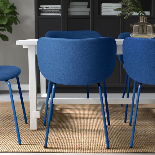 IKEA - KRYLBO, upholstered chair, Tonerud blue