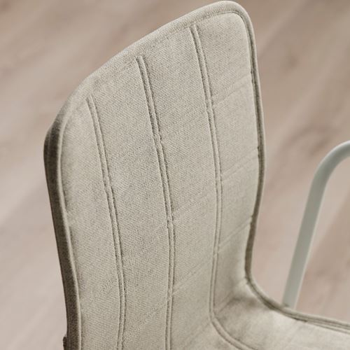 IKEA - LAKTARE, office chair cover, gunnared light beige