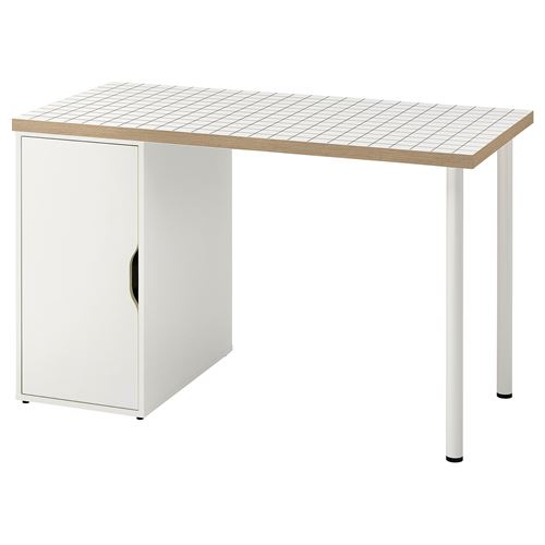 IKEA - ALEX, desk, white/anthracite, 120x60 cm