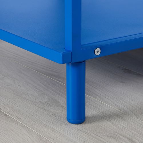 IKEA - LATTHET, leg, blue-metal color, 11 cm