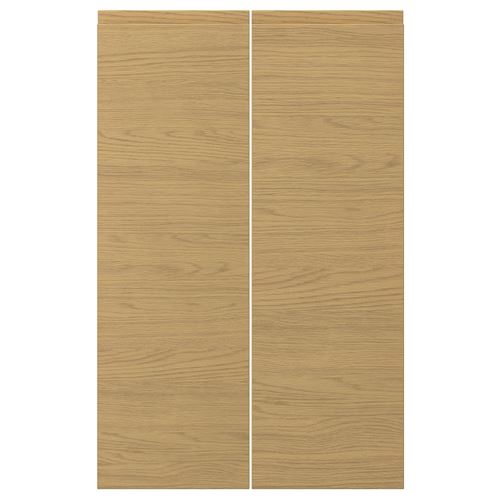 IKEA - VOXTORP, door, oak effect, 25x80 cm