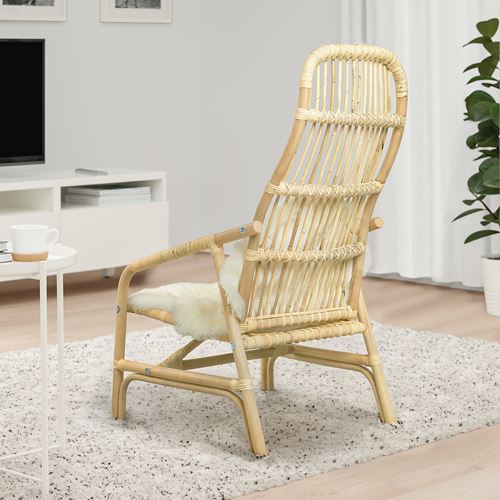 IKEA - SALNÖ, rattan koltuk, rattan