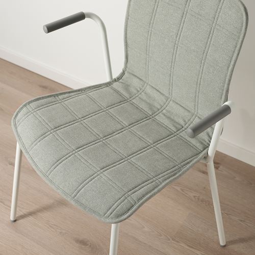 IKEA - LAKTARE, office chair, light green-white