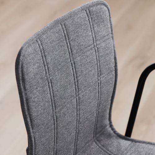 IKEA - LAKTARE, office chair, grey/black