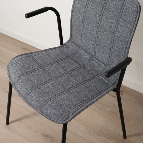 IKEA - LAKTARE, office chair, grey/black