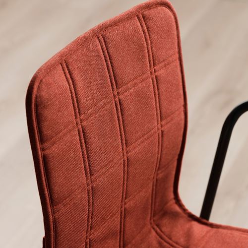 IKEA - LAKTARE, office chair, red/black