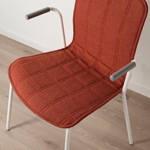 IKEA - LAKTARE, office chair, red/white