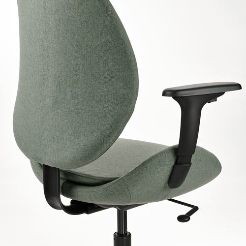 IKEA - HATTEFJALL, office chair, gunnared green-black