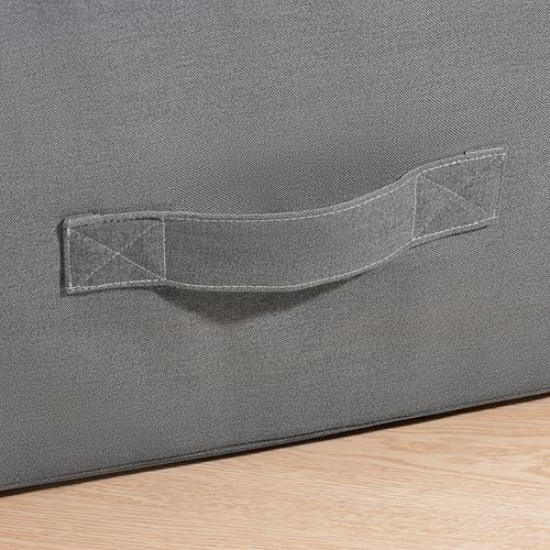 IKEA - VITHALL, mattress-pouffe, vissle grey, 80x200 cm