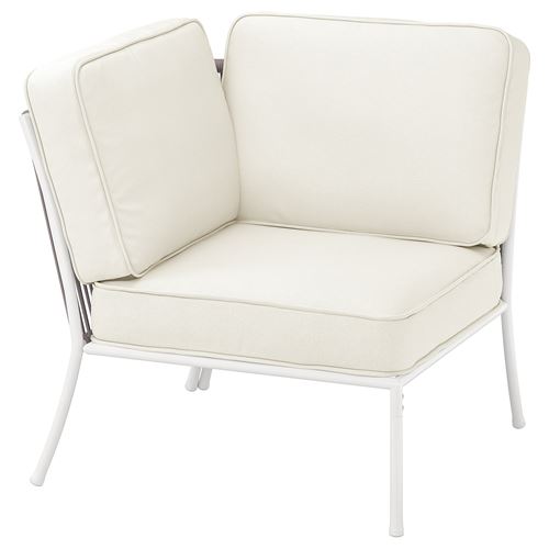 IKEA - SEGERÖN, garden corner section, white-beige