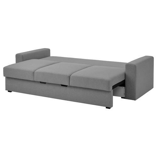 IKEA - BARSLÖV, 3-seat sofa-bed, tibbleby beige/grey