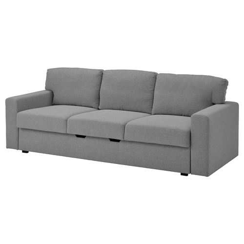 IKEA - BARSLÖV, 3-seat sofa-bed, tibbleby beige/grey