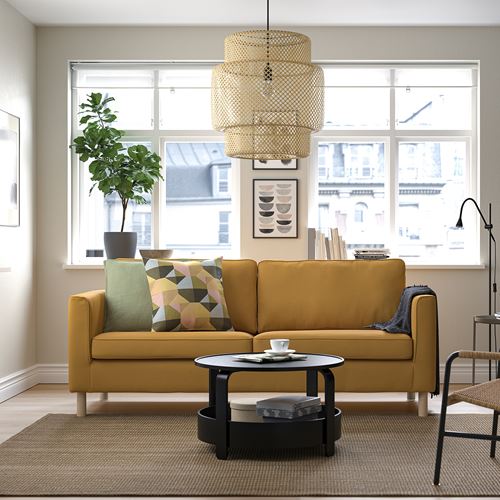 IKEA - PARUP, 3-seat sofa, vissle yellow