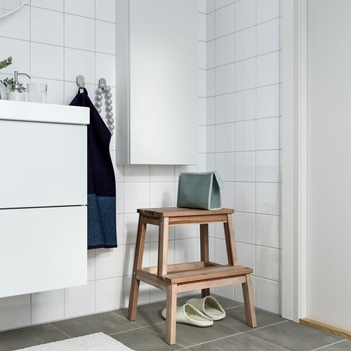 IKEA - BEKVAM, step stool, acacia, 43x50 cm