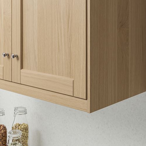 IKEA - FORSBACKA, dekoratif şerit, meşe görünümlü, 221 cm