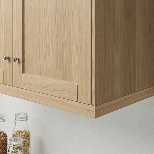 IKEA - FORSBACKA, dekoratif şerit, meşe görünümlü, 221 cm