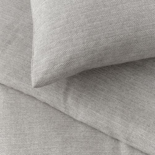 IKEA - STRUTBRAKEN, double quilt cover and 2 pillowcases, grey, 240x220/50x60 cm