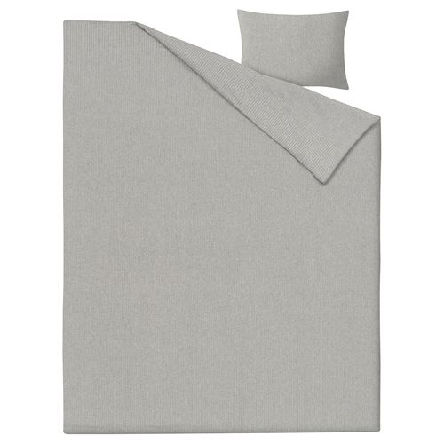 IKEA - STRUTBRAKEN, single duvet cover sets, grey, 150x200/50x60 cm