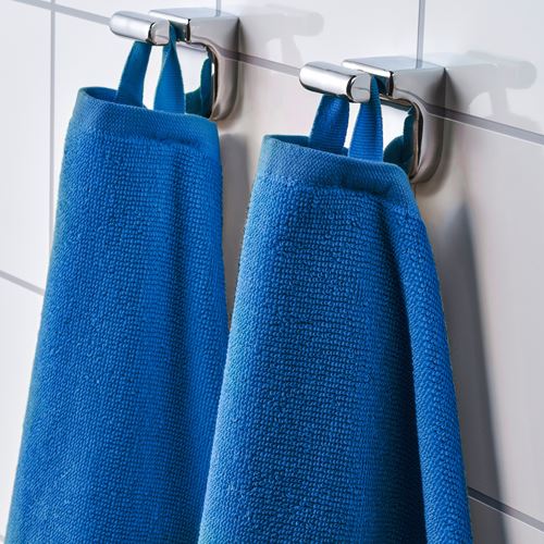 IKEA - VAGSJÖN, hand towel, bright blue, 40x70 cm