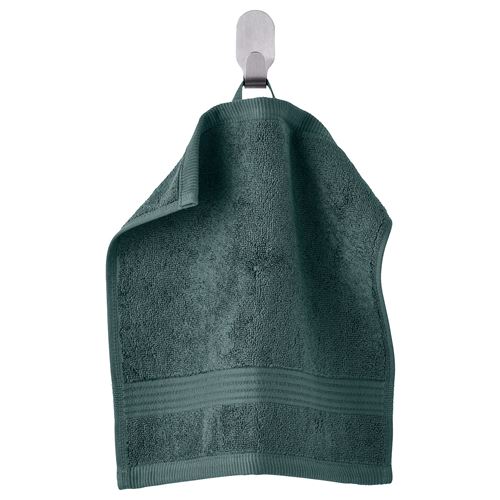 IKEA - FREDRIKSJÖN, hand towel, grey-turquoise, 30x30 cm