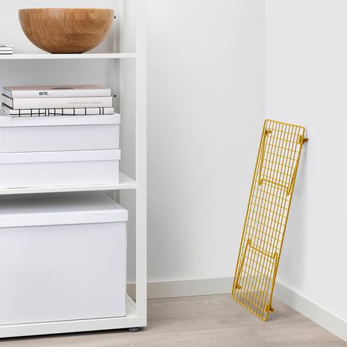 IKEA - GREJIG, shoe cabinet, dark yellow, 58x27 cm