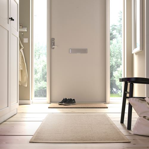 IKEA - STARREKLINTE, runner rug, natural-black, 80x150 cm