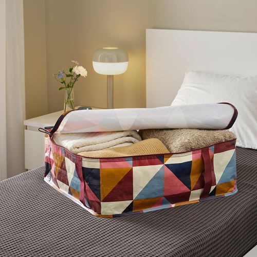 IKEA - SACKKARRA, hurç, çok renkli, 55x49x19 cm