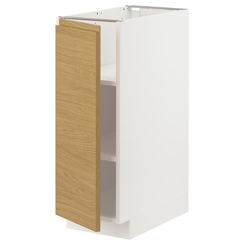 IKEA - METOD, base cabinet with doors, VOXTORP oak effect, 30x60 cm