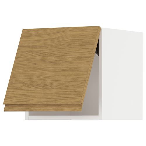 IKEA - METOD, kitchen horizontal wall cabinet, VOXTORP oak effect, 40x40 cm