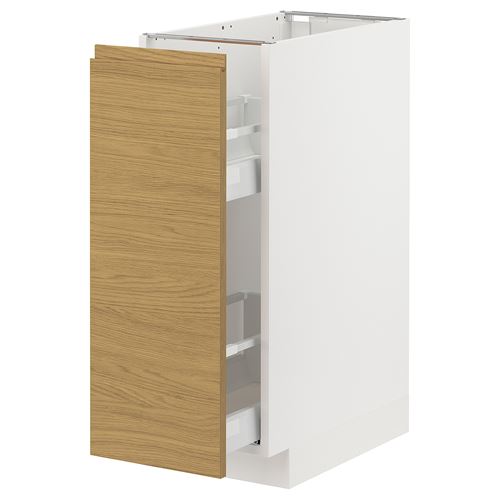 IKEA - METOD/MAXIMERA, base cabinet with drawers, VOXTORP oak effect, 30x60 cm