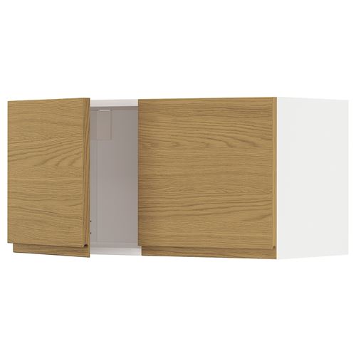 IKEA - METOD, kitchen wall cabinet, VOXTORP oak effect, 80x40 cm