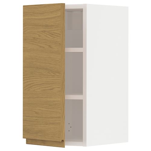 IKEA - METOD, kitchen wall cabinet, VOXTORP oak effect, 30x60 cm