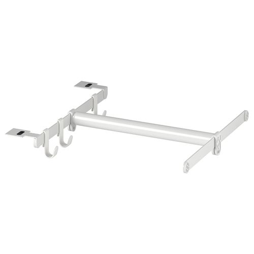 IKEA - HJALPA, adjustable clothes  rail, white, 30-47x40 cm