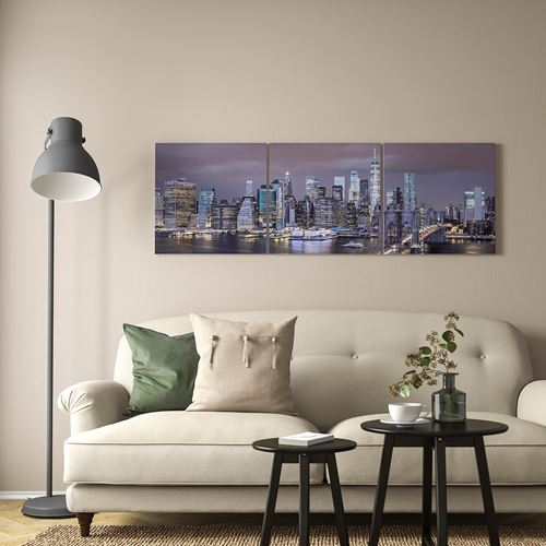 IKEA - PJATTERYD, resim, çok renkli, 56x56 cm