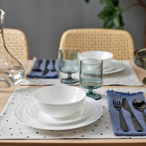 IKEA - FAVORISERA, set of serveware, white