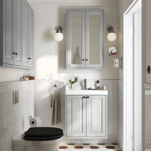 IKEA - TANNFORSEN, wash-basin cabinet, light grey, 60x48x63 cm