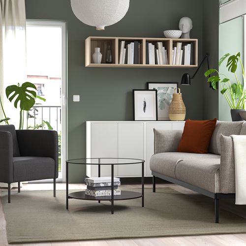 IKEA - TIDTABELL, large rug, grey, 200x300 cm