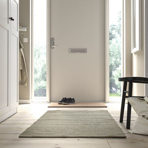 IKEA - TIDTABELL, runner rug, grey, 80x150 cm