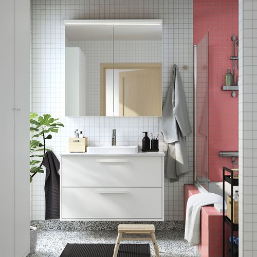 IKEA - LETTAN, banyo duvar dolabı, 100x15x95 cm