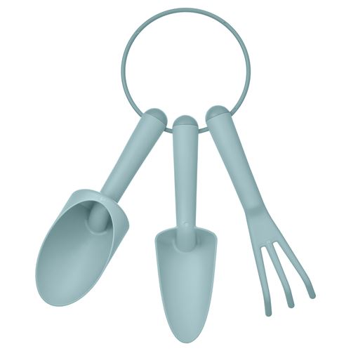 IKEA - GRASMARÖ, gardening set, light grey-blue