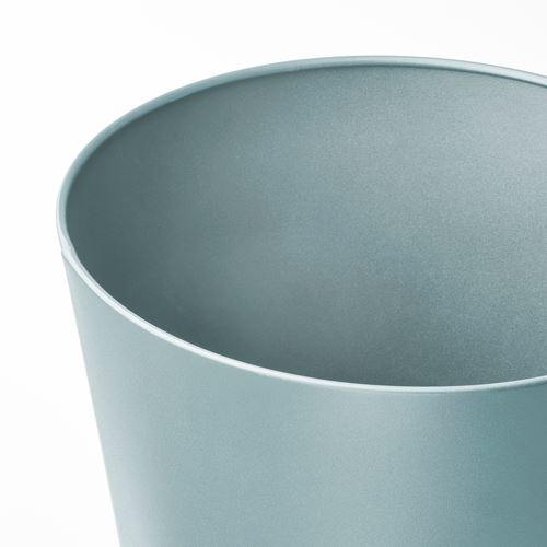 IKEA - VITLÖK, steel plant pot, light grey-blue, 32 cm