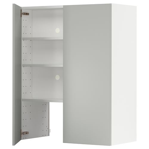 IKEA - METOD, extractor cabinet, HAVSTORP light grey, 80x100 cm