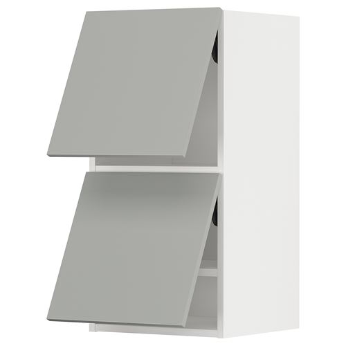 IKEA - METOD, kitchen horizontal wall cabinet, HAVSTORP light grey, 40x80 cm