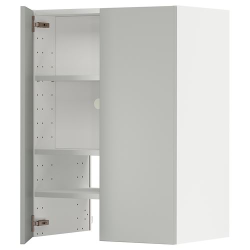 IKEA - METOD, extractor cabinet, HAVSTORP light grey, 60x80 cm