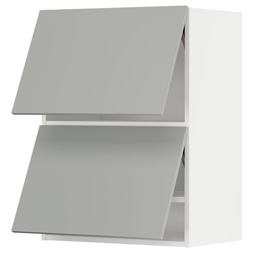 IKEA - METOD, kitchen horizontal wall cabinet, HAVSTORP light grey, 60x80 cm