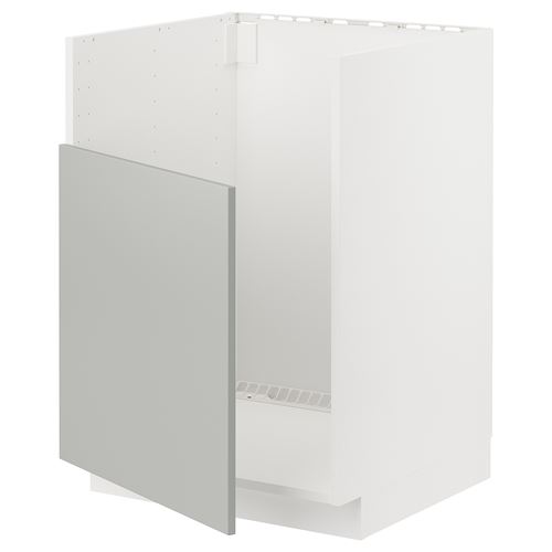 IKEA - METOD, sink cabinet, HAVSTORP light grey, 60x60 cm