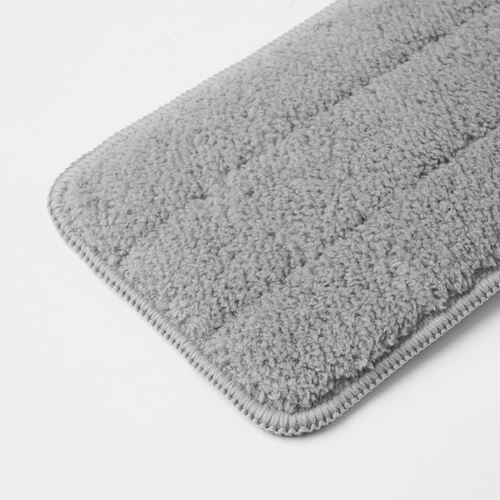 IKEA - PEPPRIG, microfibre pad for flat mop, grey, 12x37 cm