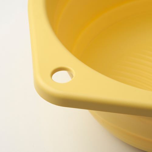 IKEA - PEPPRIG, wash-tub, yellow, 27 cm