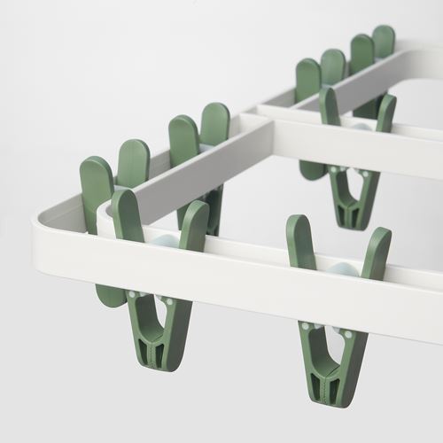 IKEA - SLIBB, laundry drying rack, green